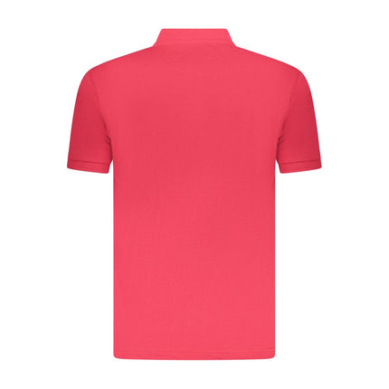U.S. Grand Red Cotton Men Polo Shirt