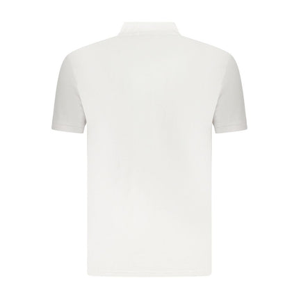 U.S. Grand White Cotton Men's Polo Shirt