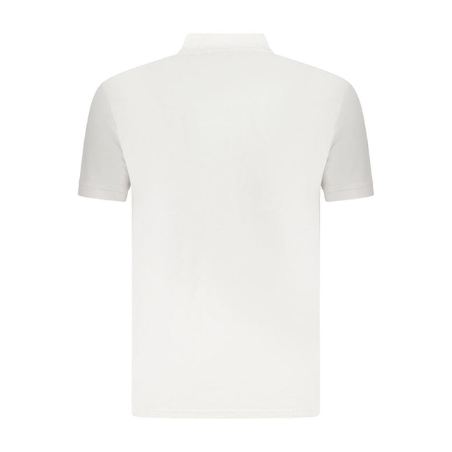 U.S. Grand White Cotton Men's Polo Shirt