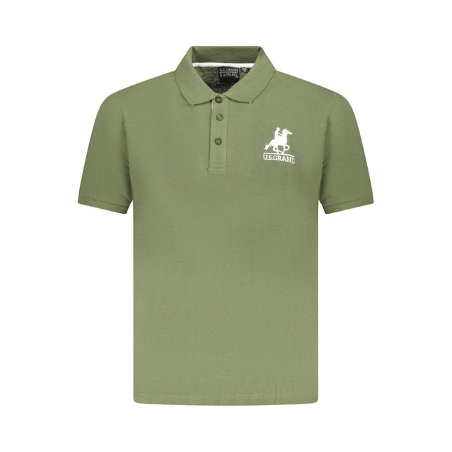 U.S. Grand Verde Cotton Men Polo Shirt