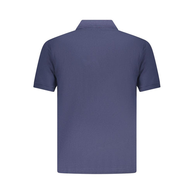 U.S. Grand Blu Cotton Men Polo