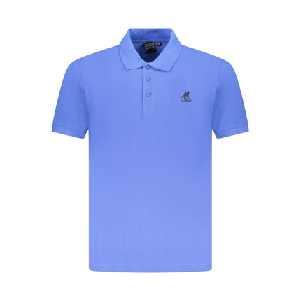 U.S. Grand Blue Cotton Men Polo Shirt