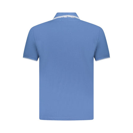 U.S. Grand Blue Cotton Men Polo Shirt