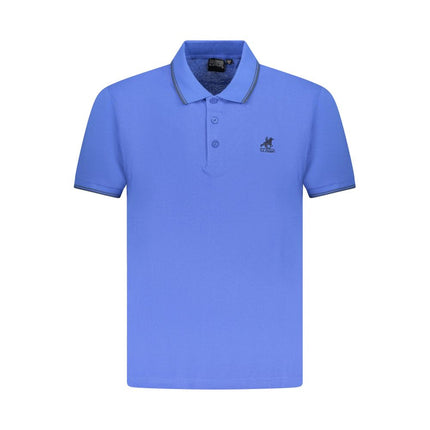 U.S. Grand Blue Cotton Mens Polo Shirt