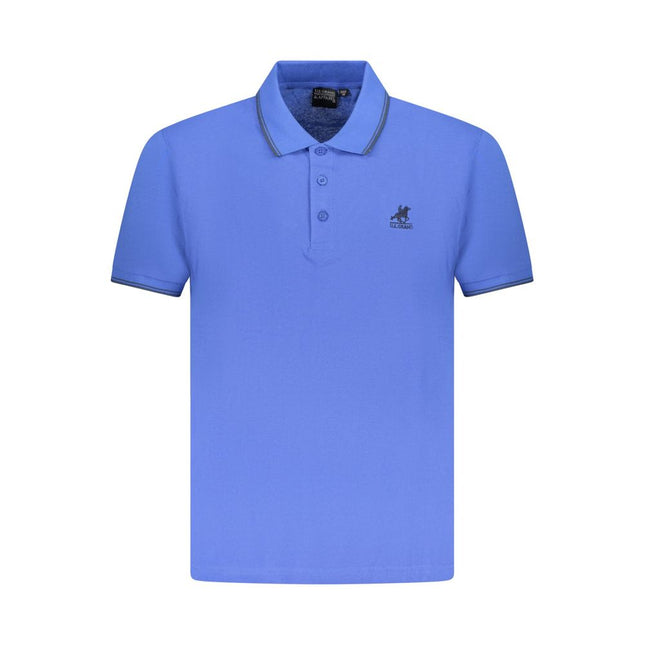 U.S. Grand Blue Cotton Mens Polo Shirt