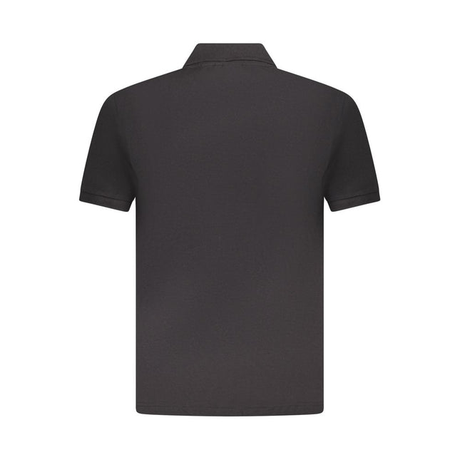 U.S. Grand Black Cotton Mens Polo Shirt