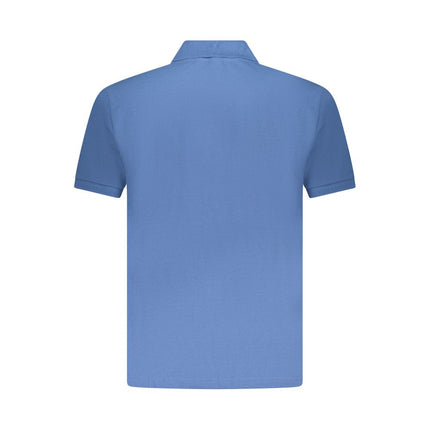 U.S. Grand Blue Cotton Men Polo Shirt