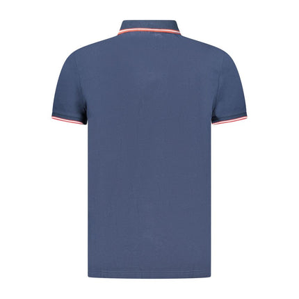 U.S. Grand Blue Cotton Men Polo