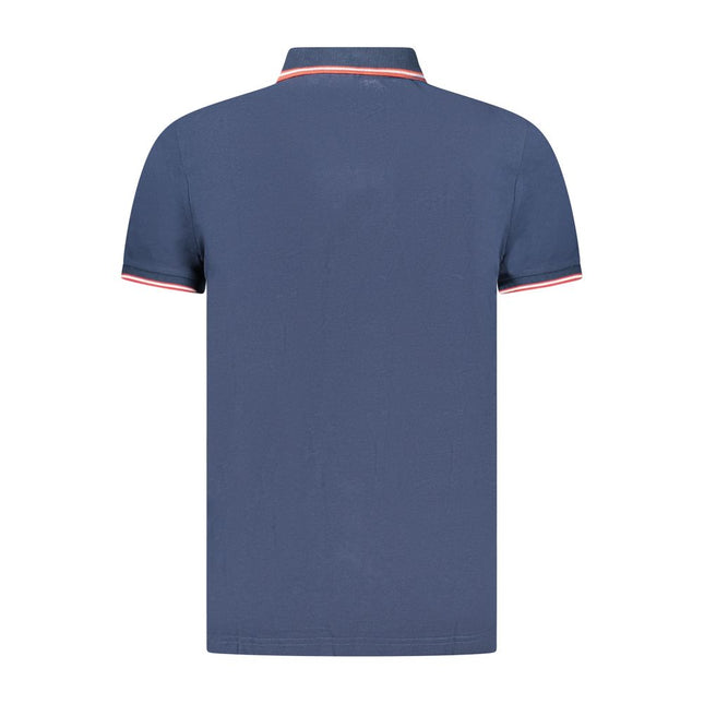 U.S. Grand Blue Cotton Men Polo