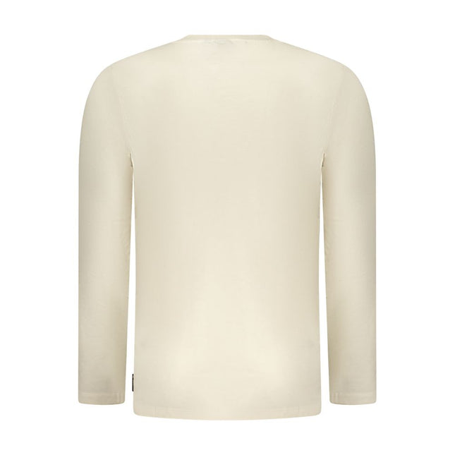 U.S. Grand Beige Cotton Men T-Shirt
