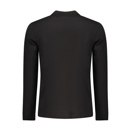 U.S. Grand Black Cotton Men Polo Shirt