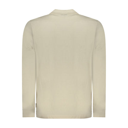 U.S. Grand Beige Cotton Men Polo Shirt