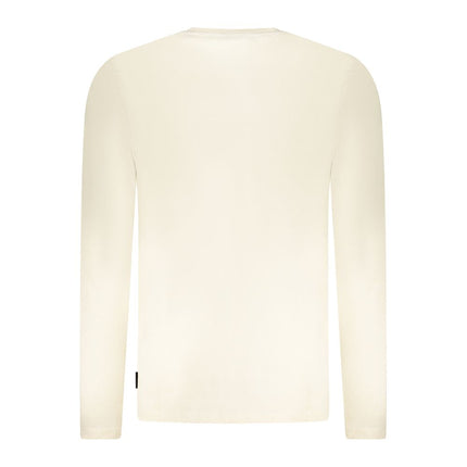 U.S. Grand Beige Cotton Men T-Shirt