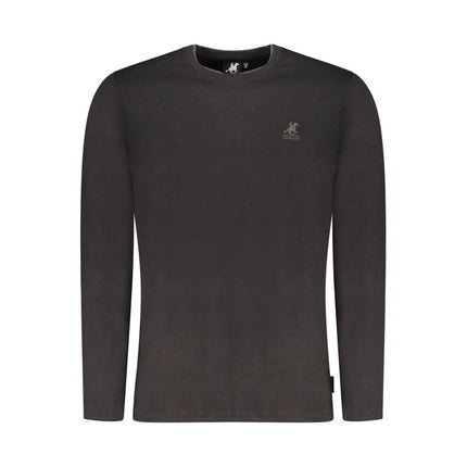 U.S. Grand Black Cotton Men T-Shirt