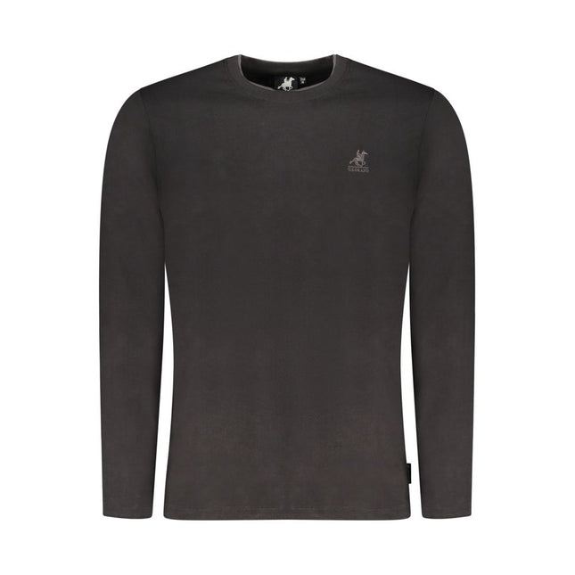 U.S. Grand Black Cotton Men T-Shirt