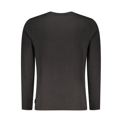 U.S. Grand Black Cotton Men T-Shirt
