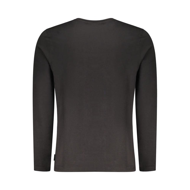 U.S. Grand Black Cotton Men T-Shirt