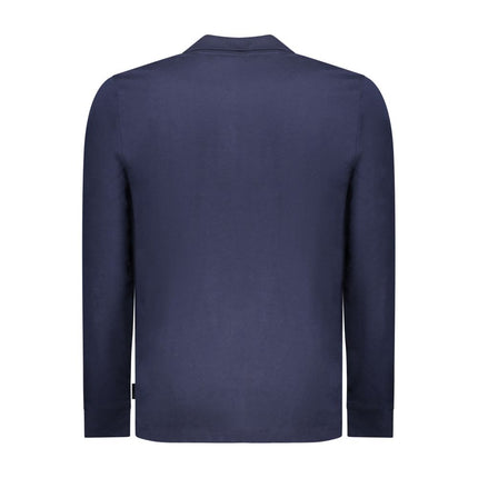 U.S. Grand Blu Cotton Men Polo