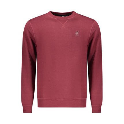 U.S. Grand Red Polyester Men Sweatshirt