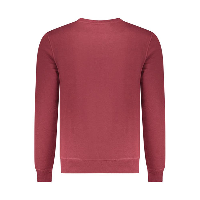 U.S. Grand Red Polyester Men Sweatshirt