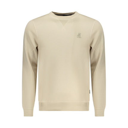 U.S. Grand Beige Polyester Men Sweatshirt