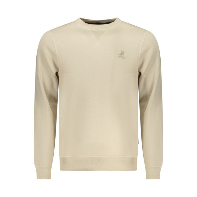 U.S. Grand Beige Polyester Men Sweatshirt
