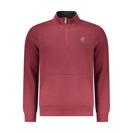 U.S. Grand Red Polyester Mens Sweatshirt