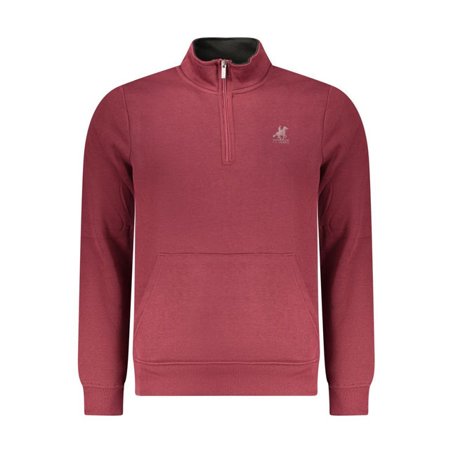 U.S. Grand Red Polyester Mens Sweatshirt