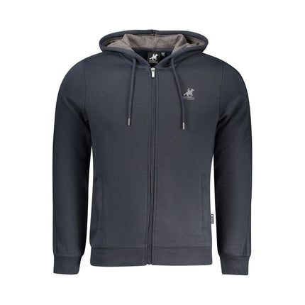 U.S. Grand Blue Cotton Men's Hoodie