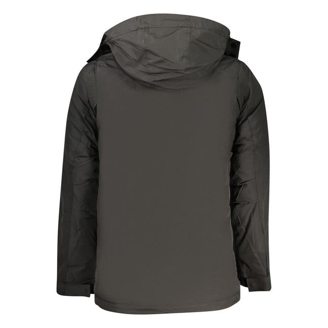 U.S. Grand Black Polyester Mens Jacket