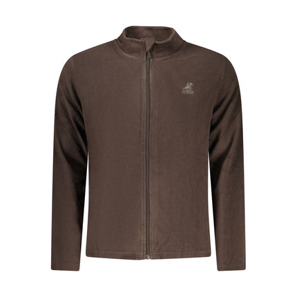 U.S. Grand Marrone Polyester Men Sweatshirt