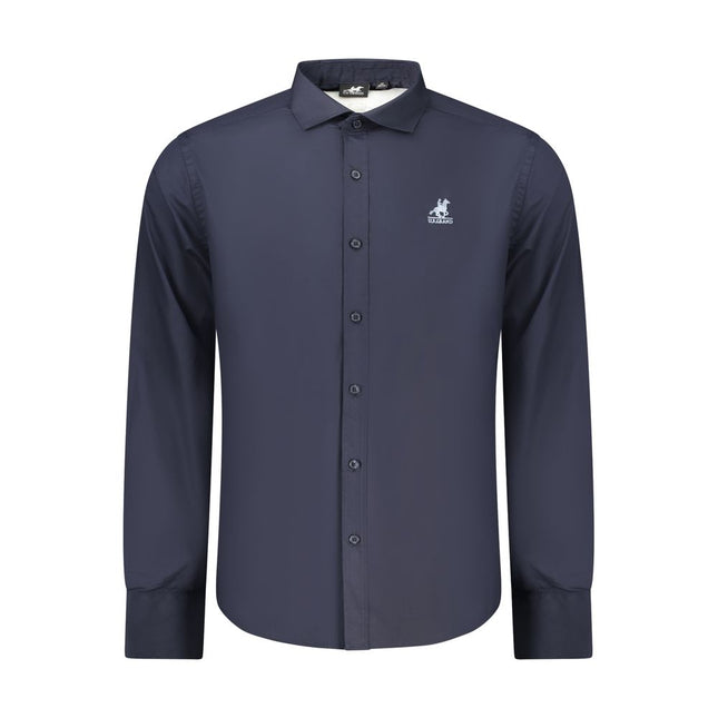 U.S. Grand Blue Cotton Men Shirt