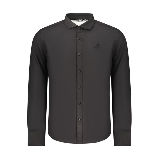 U.S. Grand Black Cotton Mens Shirt