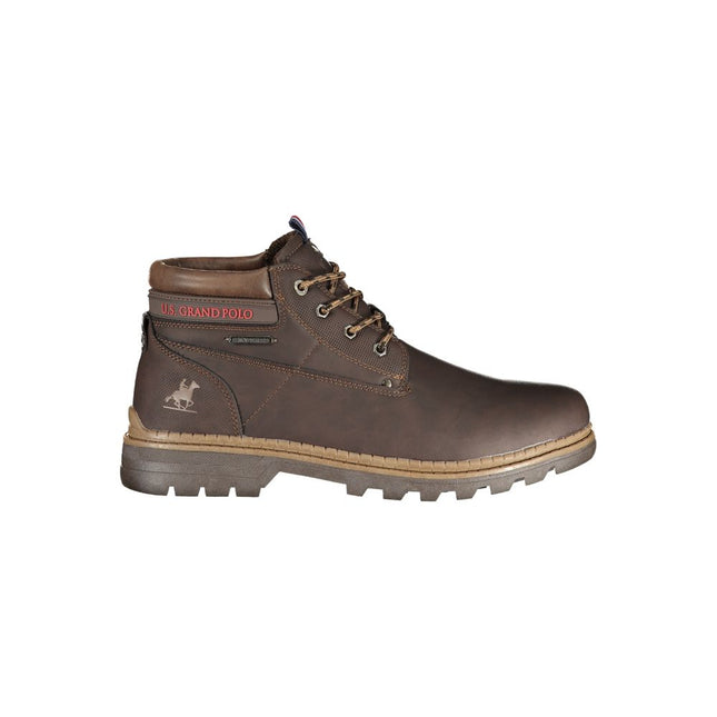 U.S. Grand Marrone Polyurethane Men Ankle Boot