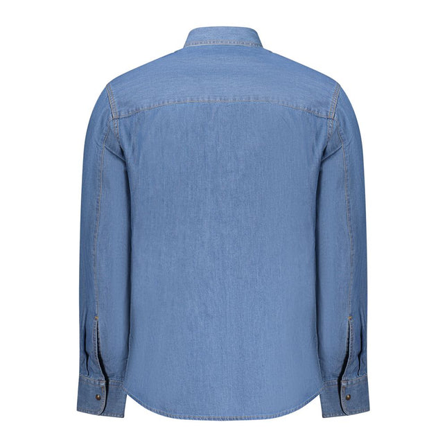 U.S. Grand Blue Cotton Men Shirt