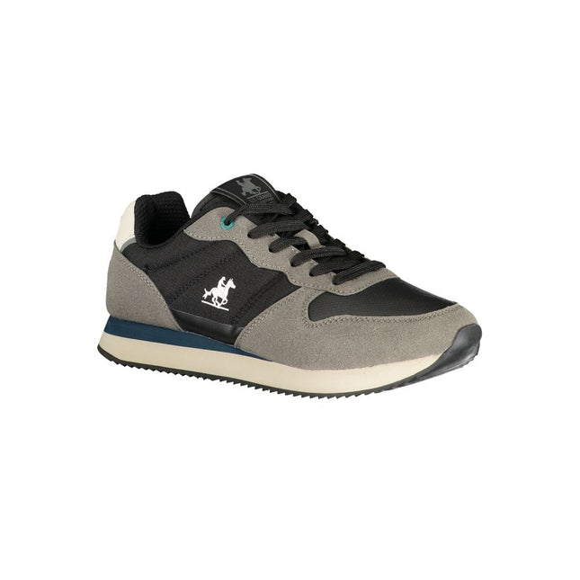 U.S. Grand Black Polyurethane Men Sneaker