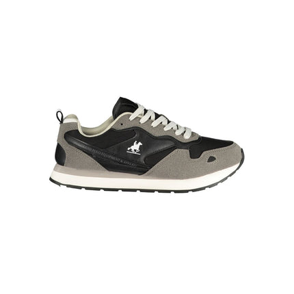 U.S. Grand Black Polyurethane Men Sneaker