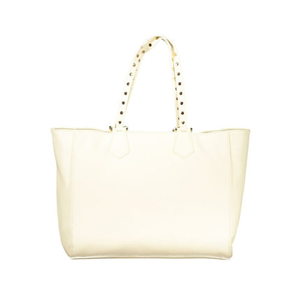 Cafenoir Beige Polyurethane Women's Shoulder Bag