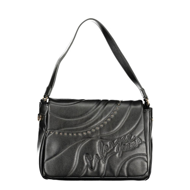 Cafenoir Black Polyurethane Women Shoulder Bag