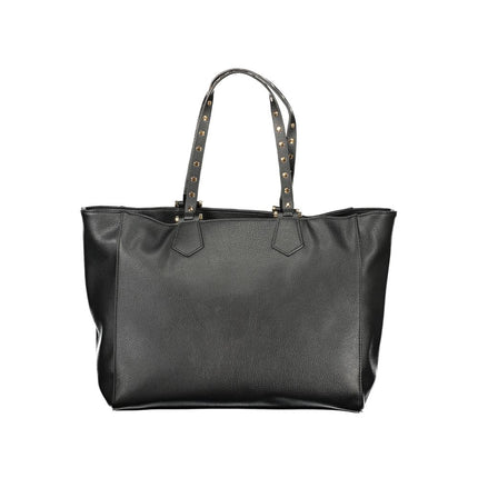 Cafenoir Black Polyurethane Women Shoulder Bag