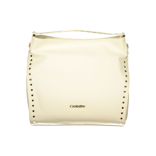 Cafenoir Beige Polyurethane Women Shoulder Bag