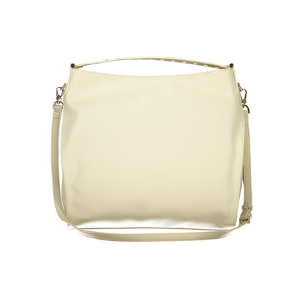 Cafenoir Beige Polyurethane Women Shoulder Bag