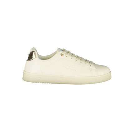 Ellesse White Polyurethane Women Sneaker