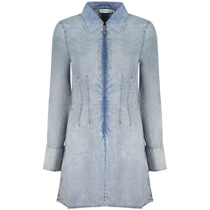 Desigual Azzurro Lyocell Women Dress