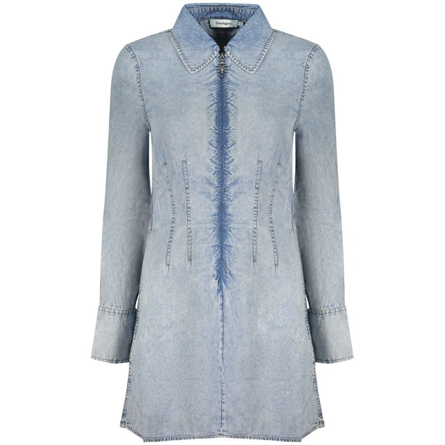 Desigual Azzurro Lyocell Women Dress