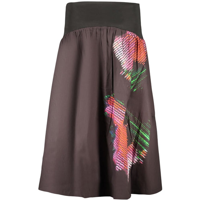 Desigual Black Cotton Women Skirt