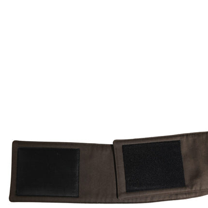 Dolce & Gabbana Brown Viscose Wide Belt Waist Cummerband Men
