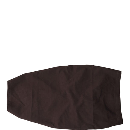 Dolce & Gabbana Brown Viscose Wide Belt Waist Cummerband Men