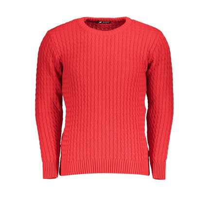 U.S. Grand Rosso Acrylic Men Sweater