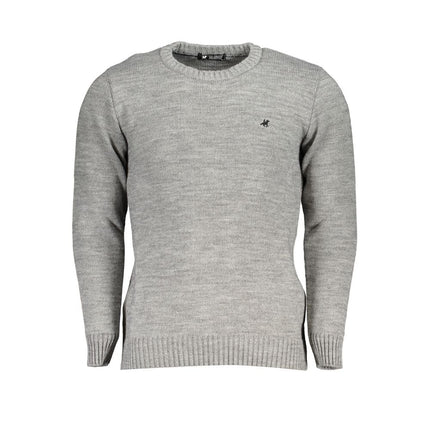 U.S. Grand Grigio Acrylic Men Sweater